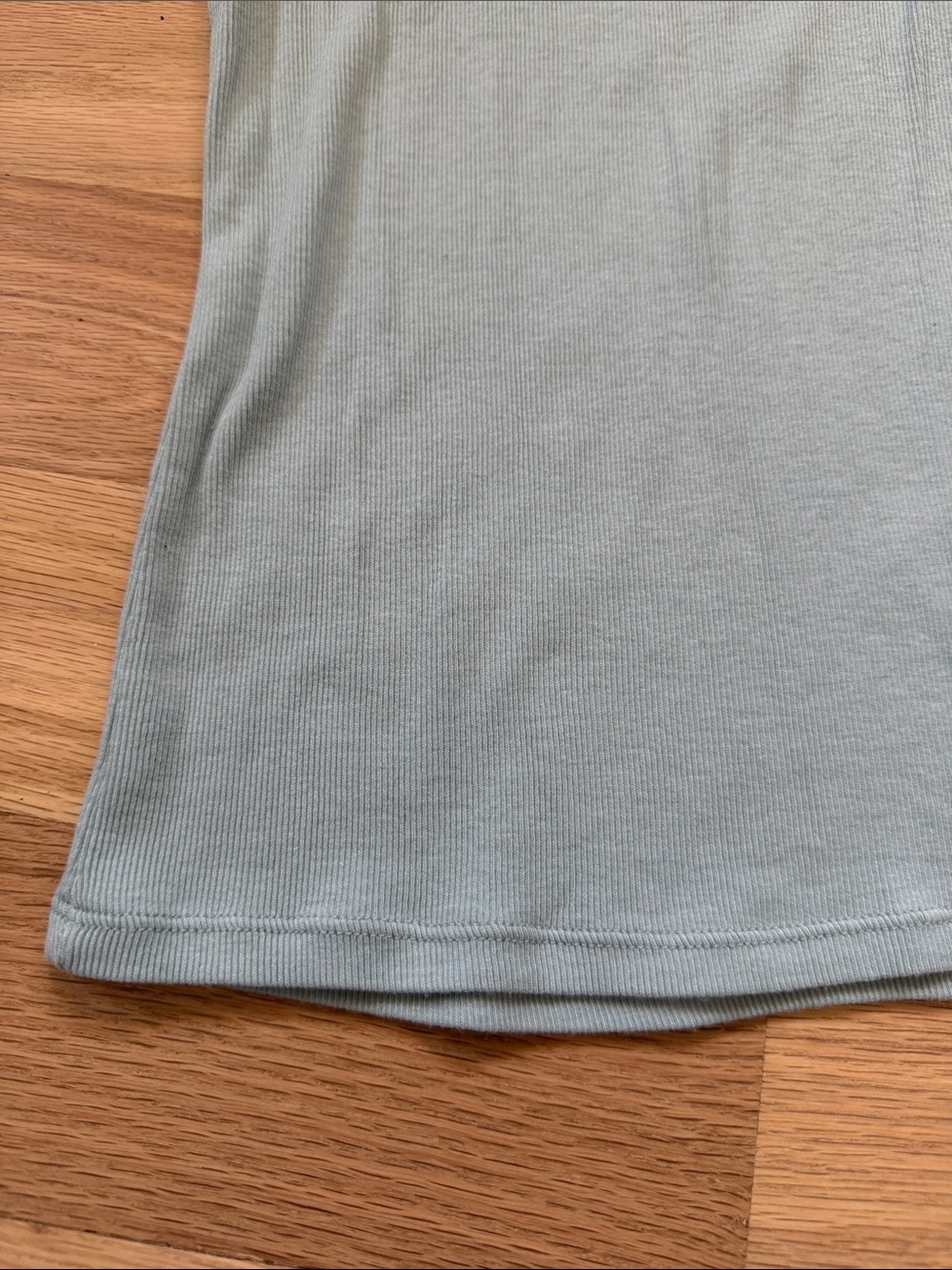 A NEW DAY Set of Three Ribbed Tops in Teal, Mauve, and Sage women's sz XS - Picture 11 of 14